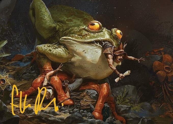 Image for Rampant Frogantua Art Card (Gold-Stamped Signature) (32) [Art Series: Modern Horizons 3]