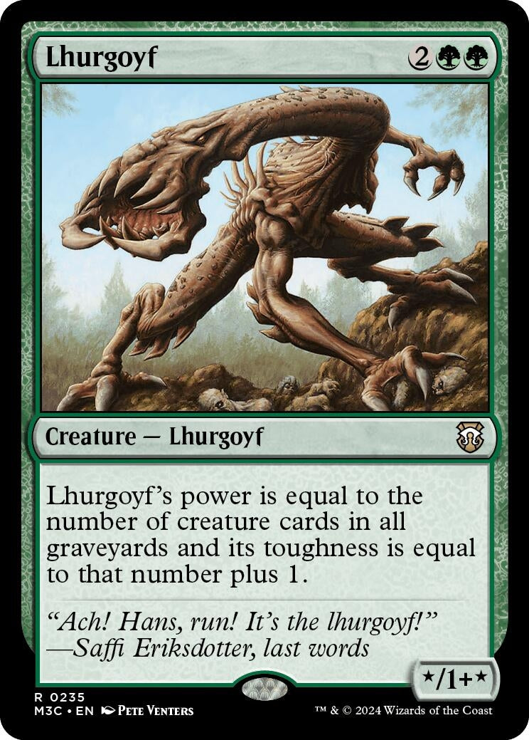 Image for Lhurgoyf (Ripple Foil) (235) [Commander: Modern Horizons 3]