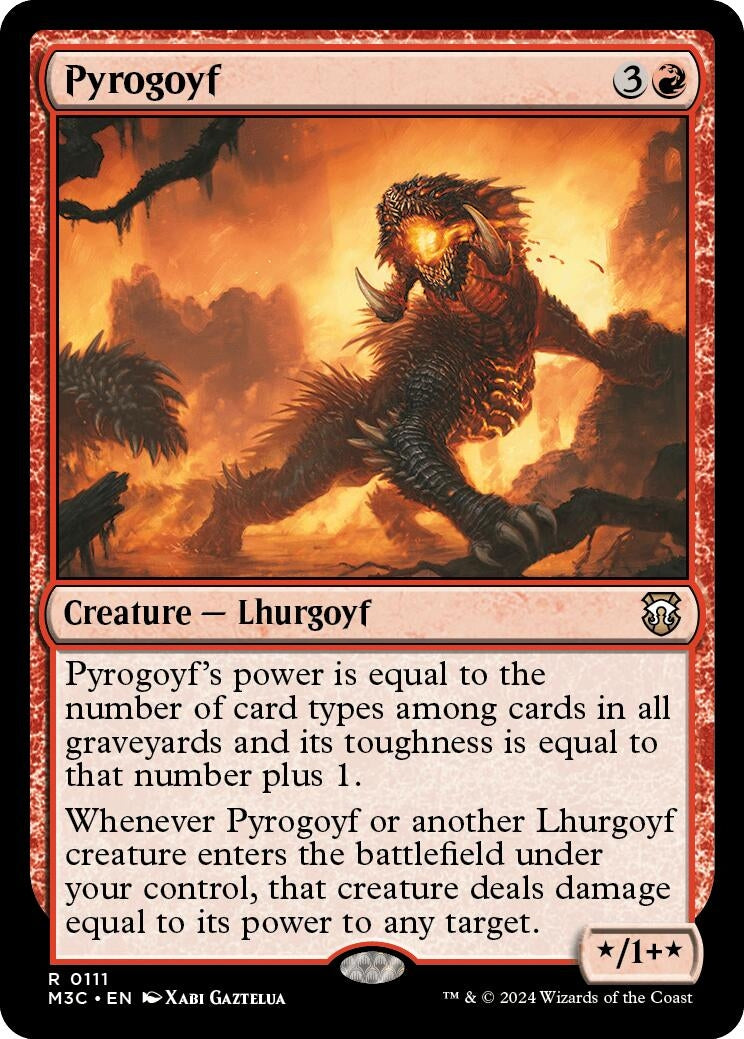 Image for Pyrogoyf (111) [Commander: Modern Horizons 3]