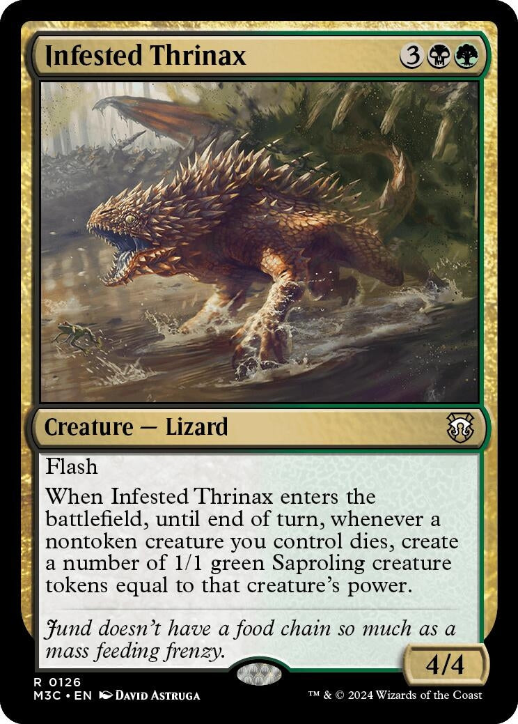 Image for Infested Thrinax (126) [Commander: Modern Horizons 3]