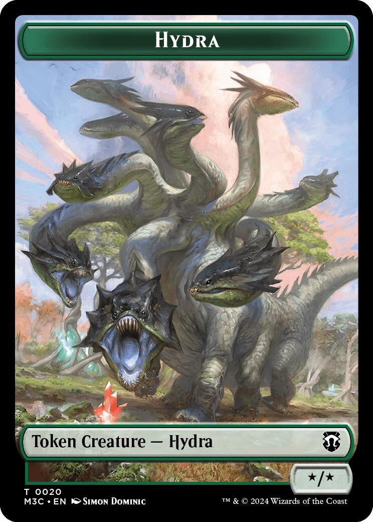 Image for Hydra // Boar Double-Sided Token (20 // 17) [Commander: Modern Horizons 3]