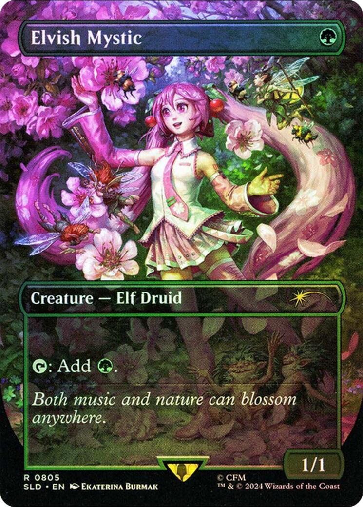 Elvish Mystic (0805) (Rainbow Foil)