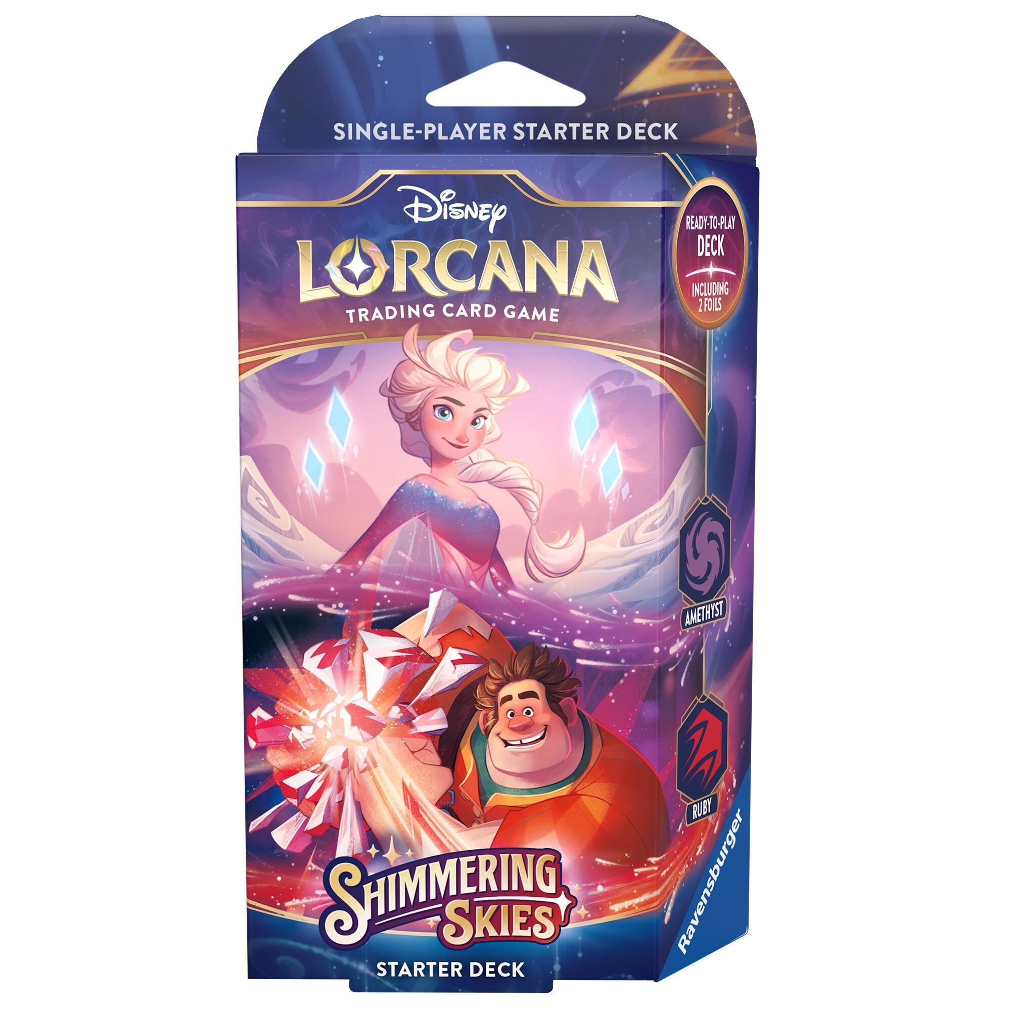 Image for Disney Lorcana: Shimmering Skies Starter Deck (Amethyst & Ruby) [5]