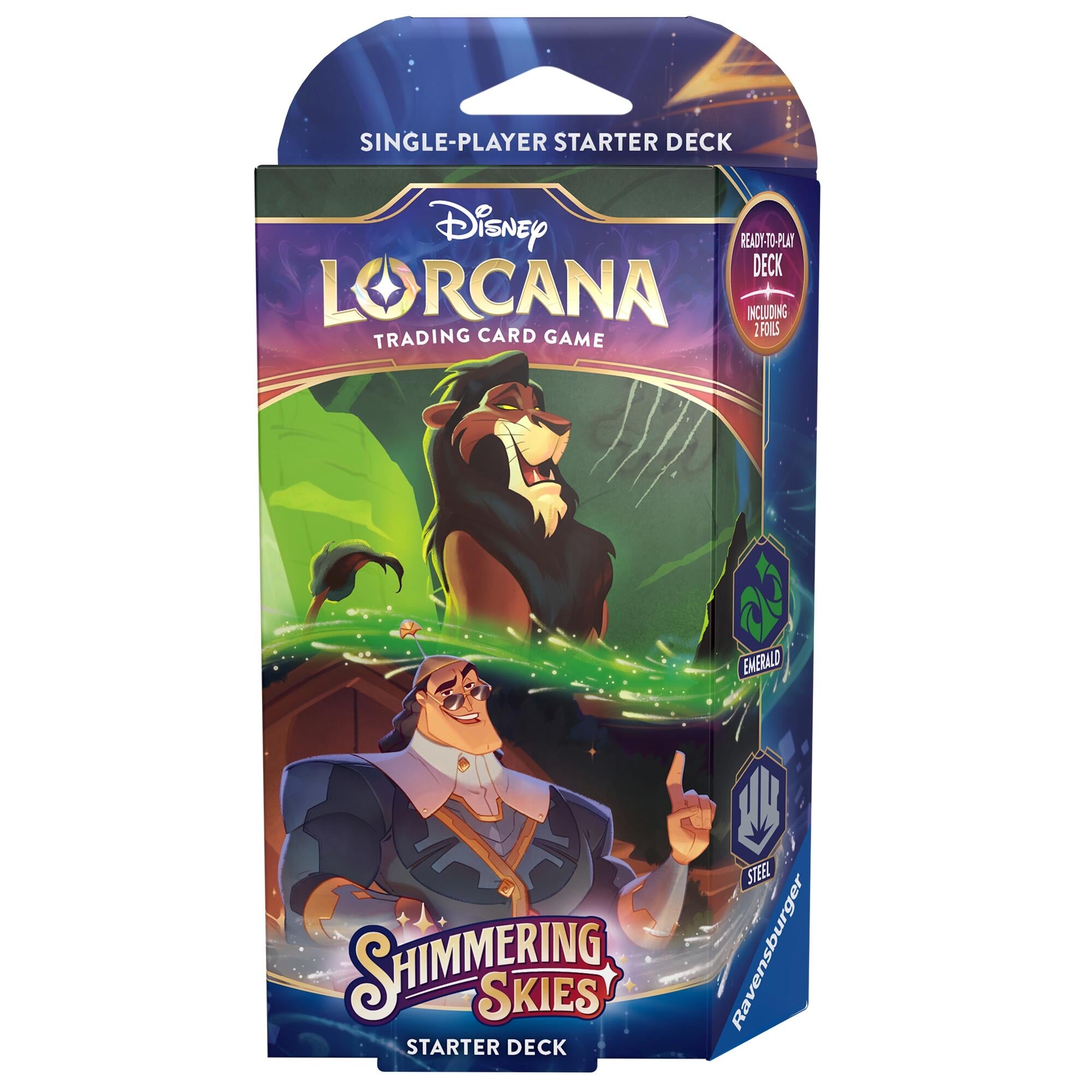 Image for Disney Lorcana: Shimmering Skies Starter Deck (Emerald & Steel) [5]