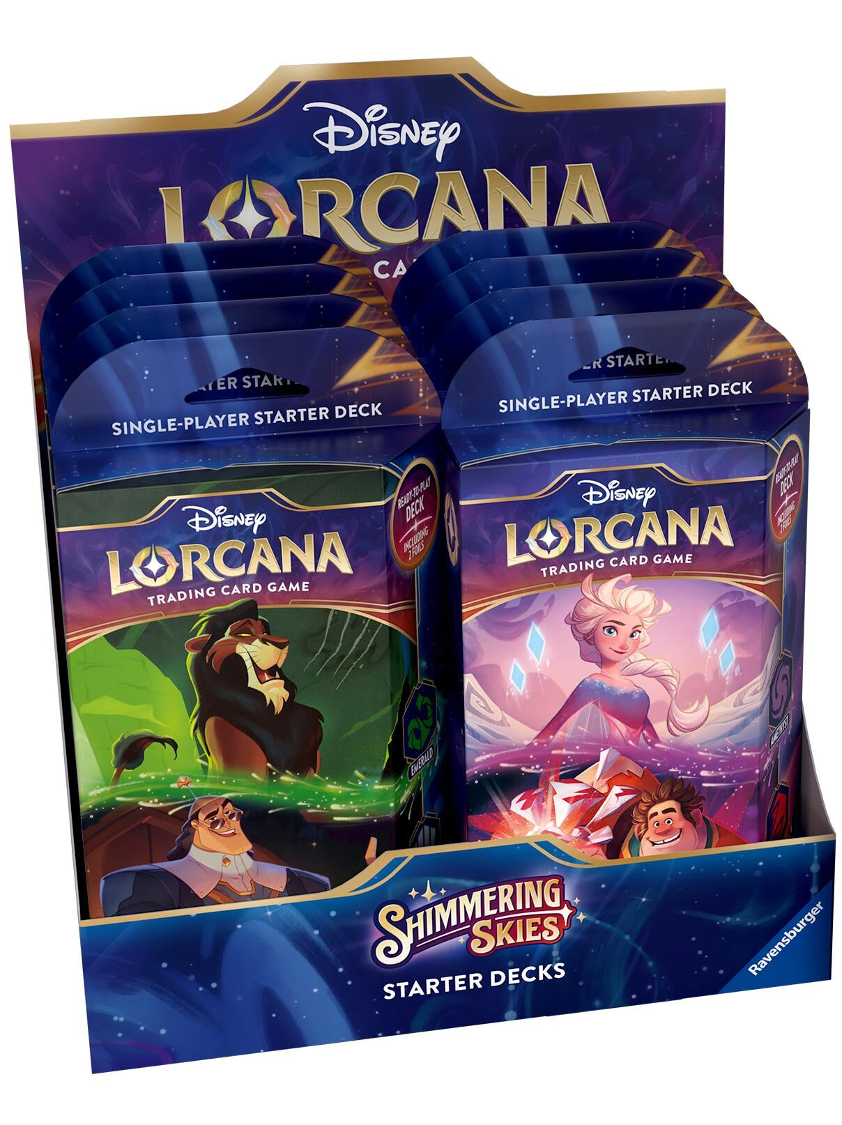 Image for Disney Lorcana: Shimmering Skies Starter Deck Display [5]