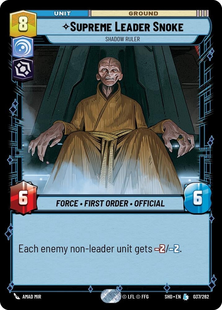 Image for Supreme Leader Snoke - Shadow Ruler (37) (SHD)