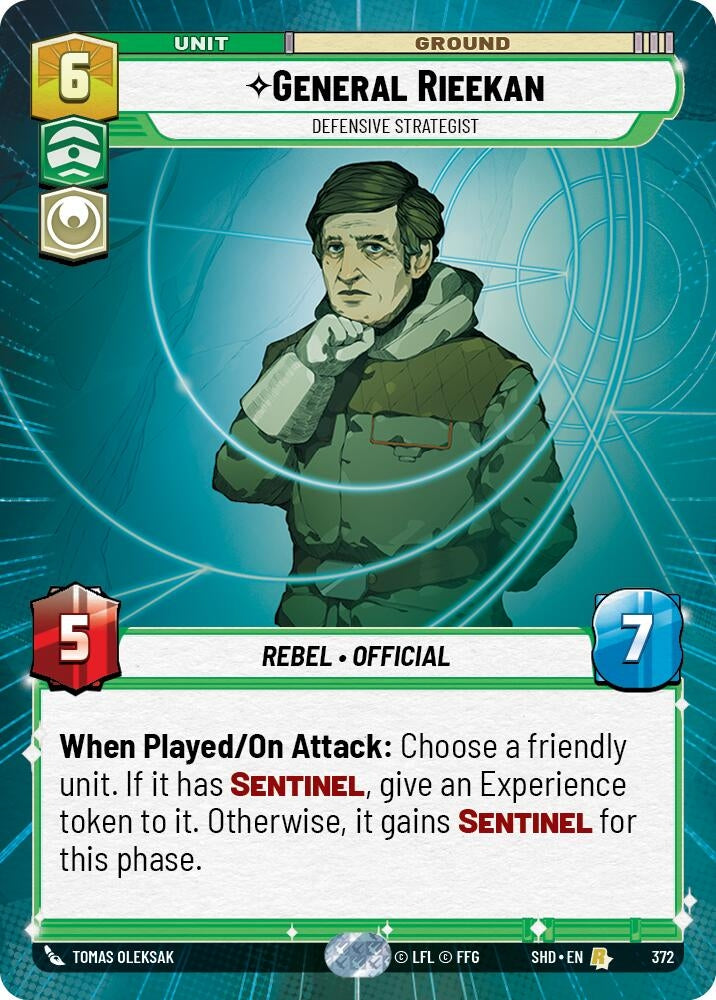 Image for General Rieekan - Defensive Strategist (Hyperspace) (372) (SHD)