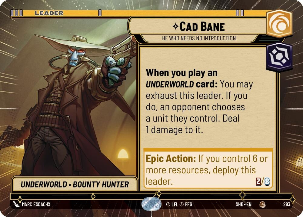 Image for Cad Bane - He Who Needs No Introduction (Hyperspace) (293) (SHD)