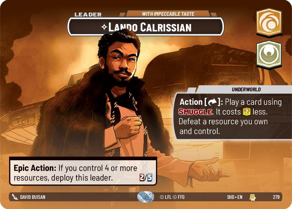 Image for Lando Calrissian - With Impeccable Taste (Showcase) (279) (SHD)