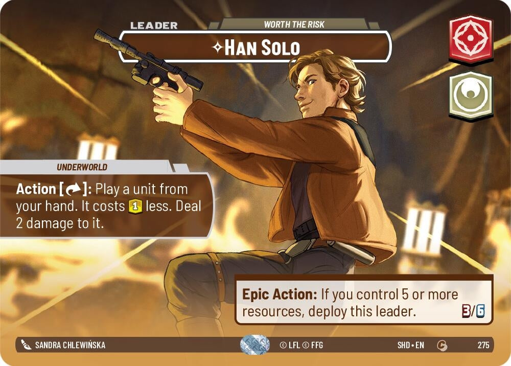 Image for Han Solo - Worth the Risk (Showcase) (275) (SHD)