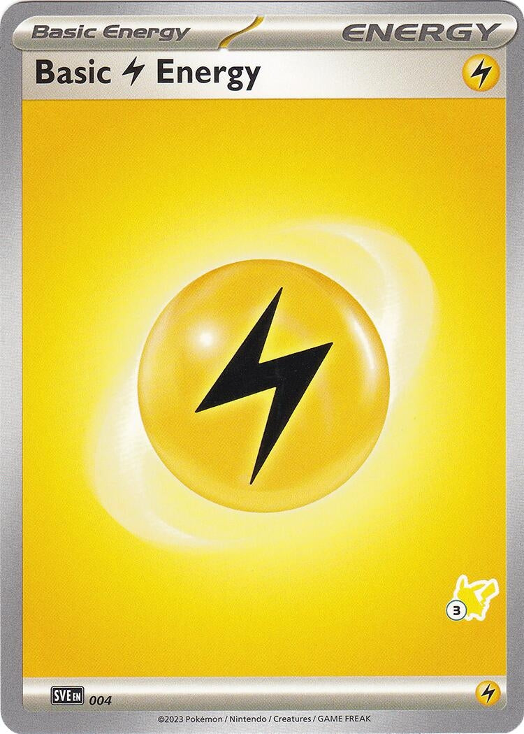 Image for Basic Lightning Energy - Pikachu 3 (4) (BA24)