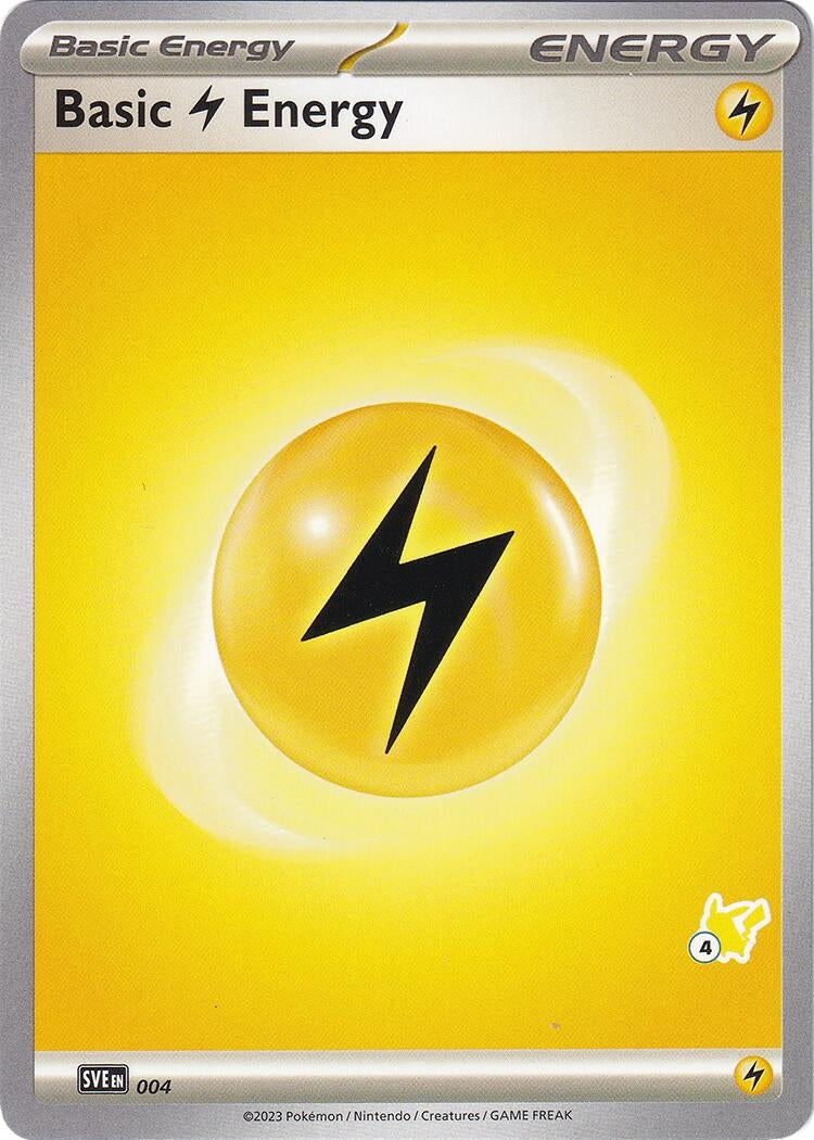 Image for Basic Lightning Energy - Pikachu 4 (4) (BA24)