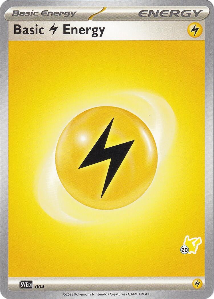 Image for Basic Lightning Energy - Pikachu 20 (4) (BA24)