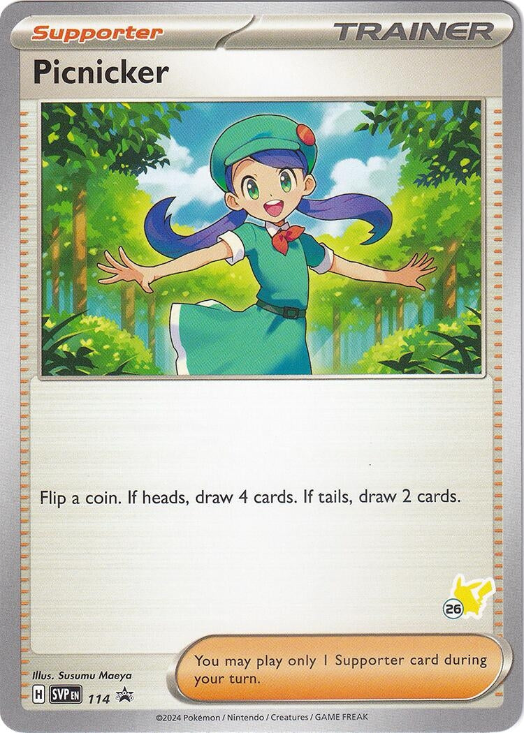 Image for Picnicker - Pikachu 26 (114) (BA24)