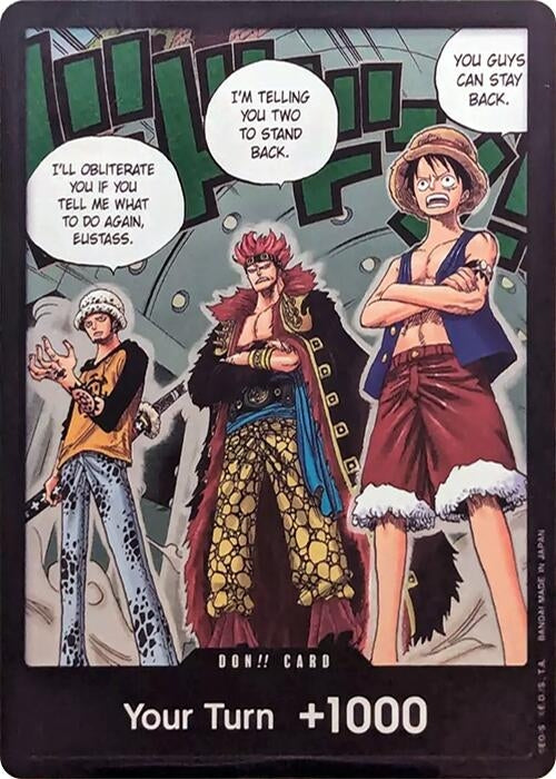 Image for DON!! Card (Trafalgar Law, Eustass Kid and Monkey.D.Luffy) (Double Pack Set Vol. 4) (OP07)