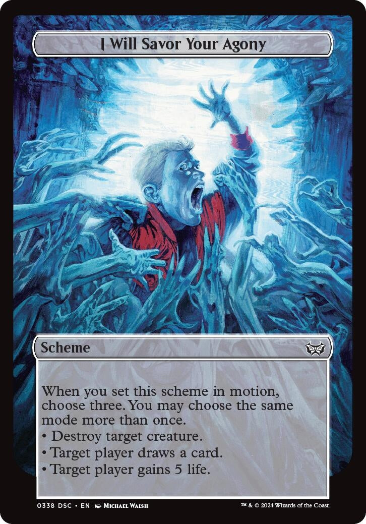 Image for I Will Savor Your Agony (Full Art) (338) [Archenemy: Duskmourn]