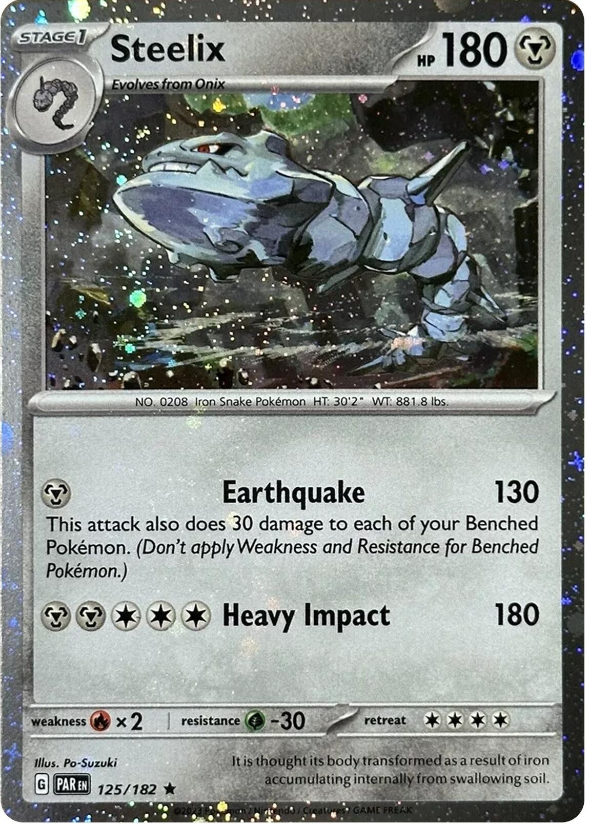 Image for Steelix - 125/182 (Cosmos Holo) (125) (PAR)