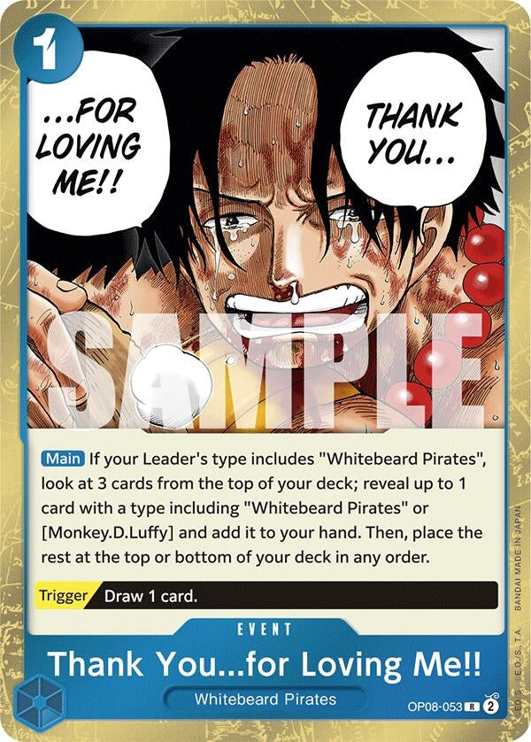 Image for Thank You...for Loving Me!! (8053) (OP08)