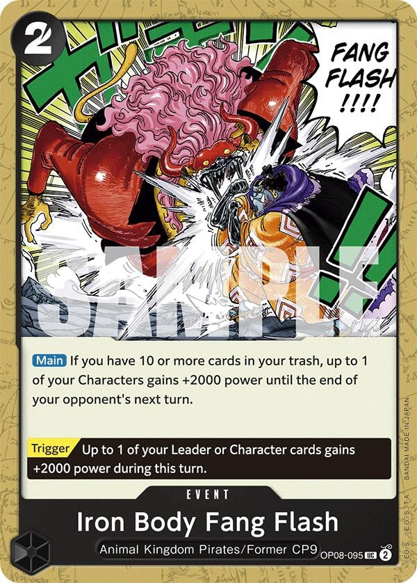 Image for Iron Body Fang Flash (8095) (OP08)
