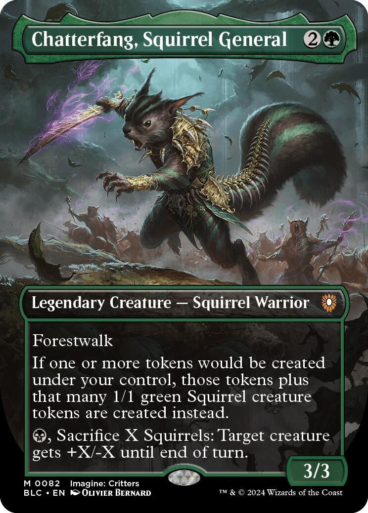 Image for Chatterfang, Squirrel General (Borderless) (82) (BLC)