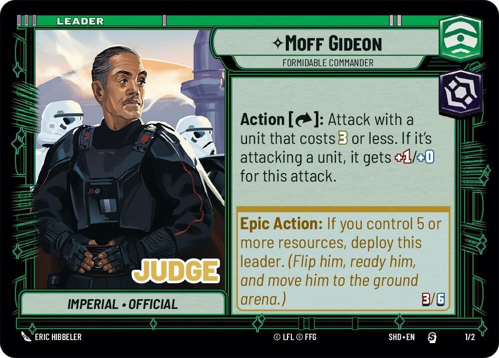 Image for Moff Gideon - Formidable Commander (1) (JDG)
