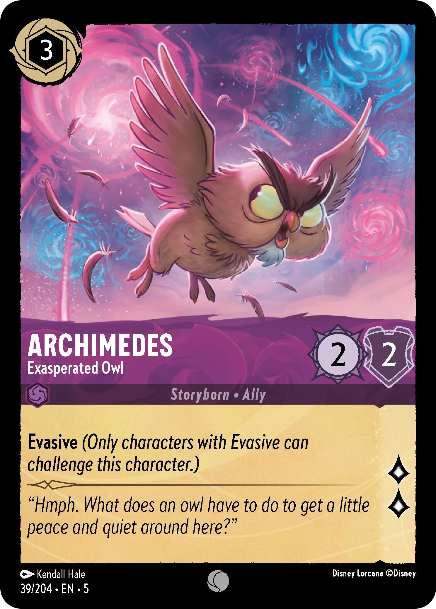 Image for Archimedes - Exasperated Owl (39) (5)