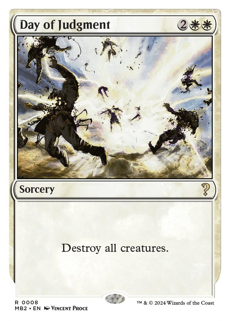 Image for Day of Judgment (White Border) (8) (MB2)