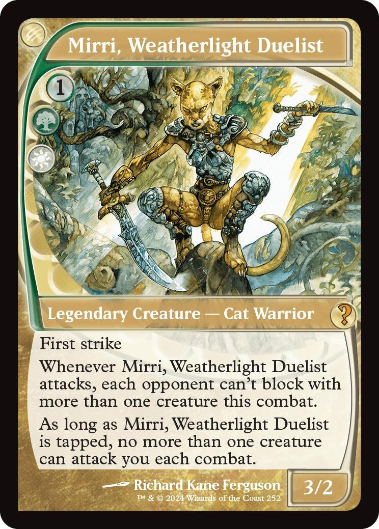Image for Mirri, Weatherlight Duelist (Future Sight) (252) [Mystery Booster 2]
