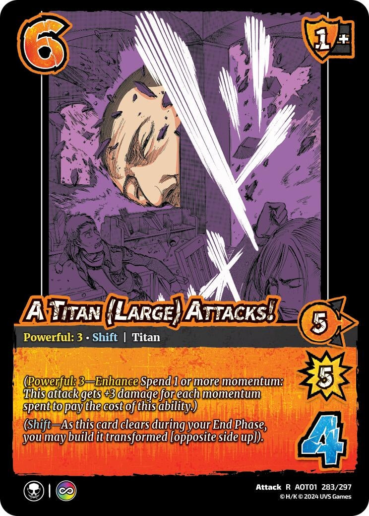 Image for A Titan (Large) Attacks! // A Titan (Large) (283) (AOT1)