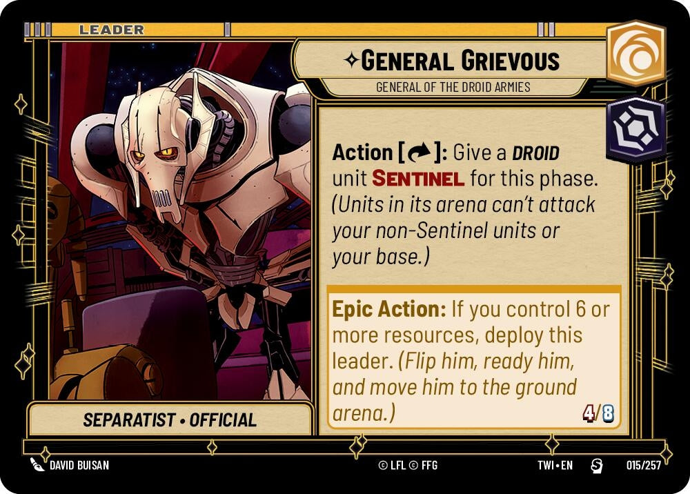 Image for General Grievous - General of the Droid Armies (15) (TOR)