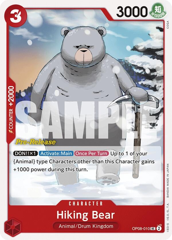 Image for Hiking Bear (8010) (OP08 PRE)