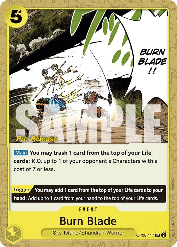 Image for Burn Blade (8117) (OP08 PRE)