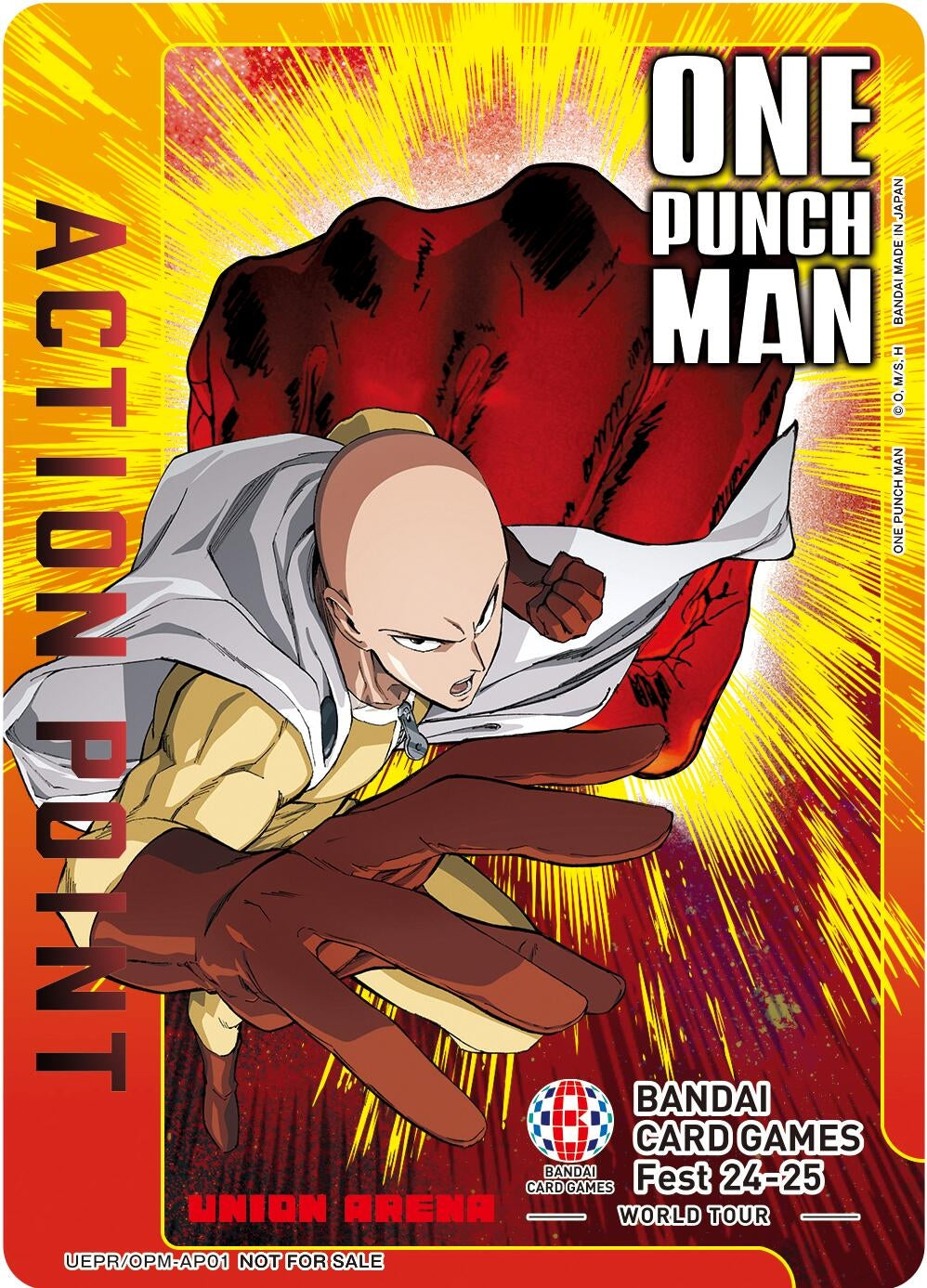 Image for Action Point Card (One Punch Man) (BANDAI Card Games Fest 23-24 World Tour) (1) (UEPR)