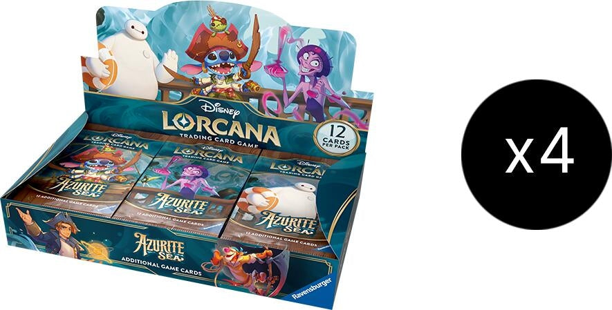 Image for Disney Lorcana: Azurite Sea Booster Box Case [6]