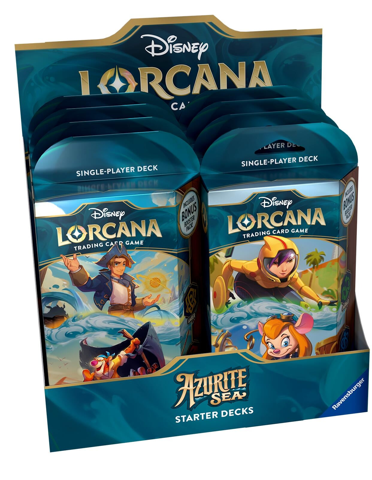 Image for Disney Lorcana: Azurite Sea Starter Deck Display [6]