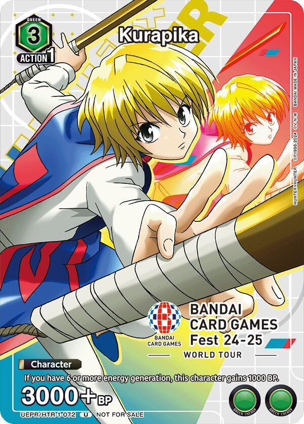 Image for Kurapika (BANDAI Card Games Fest 23-24 World Tour) (1072) (UEPR)