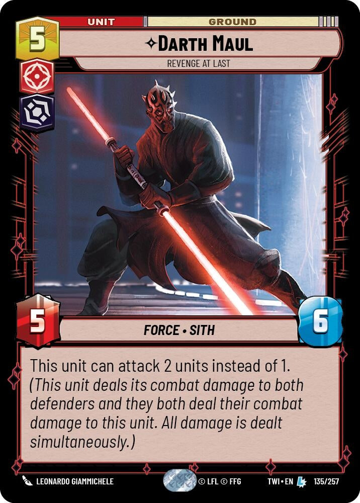 Image for Darth Maul - Revenge at Last (135) (TOR)