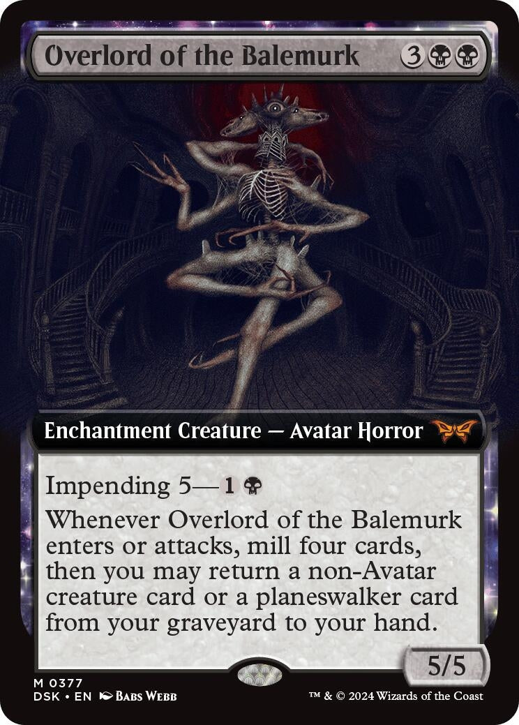 Image for Overlord of the Balemurk (Extended Art) (377) (DSK)