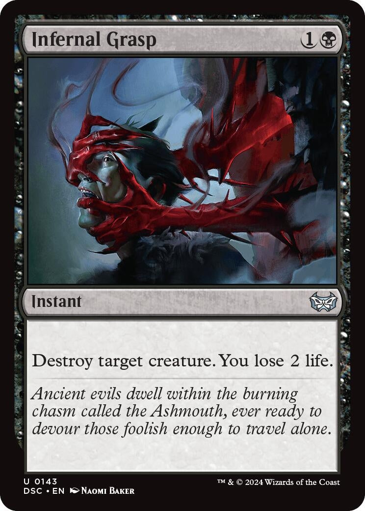 Image for Infernal Grasp (143) [Commander: Duskmourn: House of Horror]