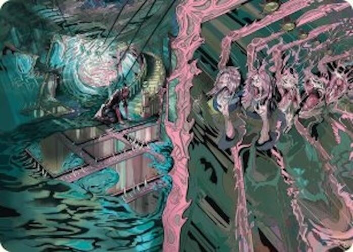 Image for Mirror Room // Fractured Realm Art Card (36) [Art Series: Duskmourn: House of Horror]