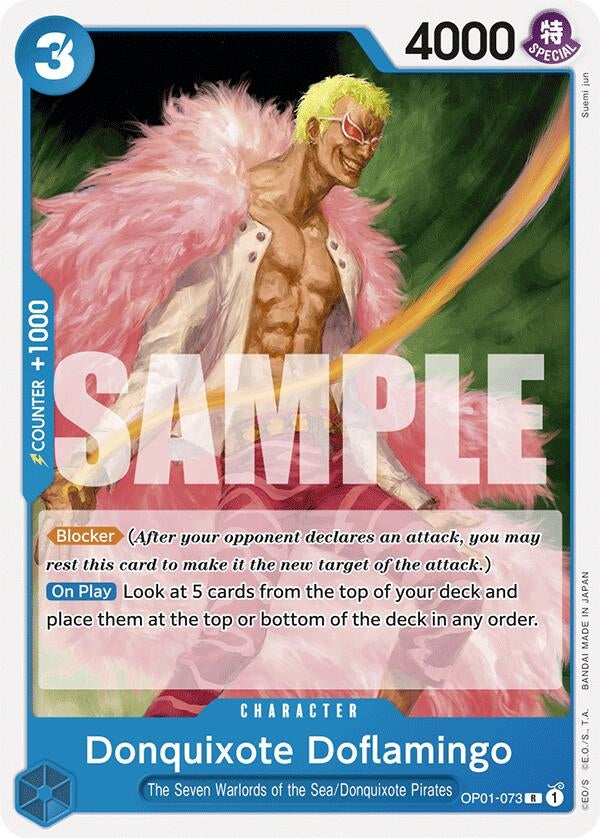 Image for Donquixote Doflamingo (OP01-073) (1073) (ST-17)