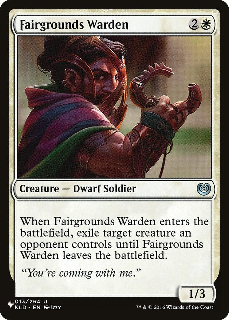 Image for Fairgrounds Warden (13) (LIST)