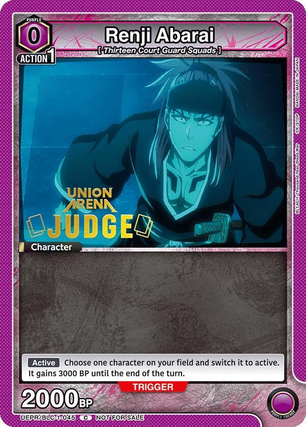 Image for Renji Abarai (045) (Judge Pack) (1045) (UEPR)