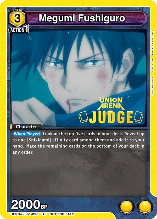 Image for Megumi Fushiguro (Judge Pack) (1020) (UEPR)