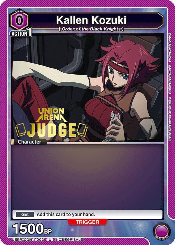 Image for Kallen Kozuki (Judge Pack) (1002) (UEPR)