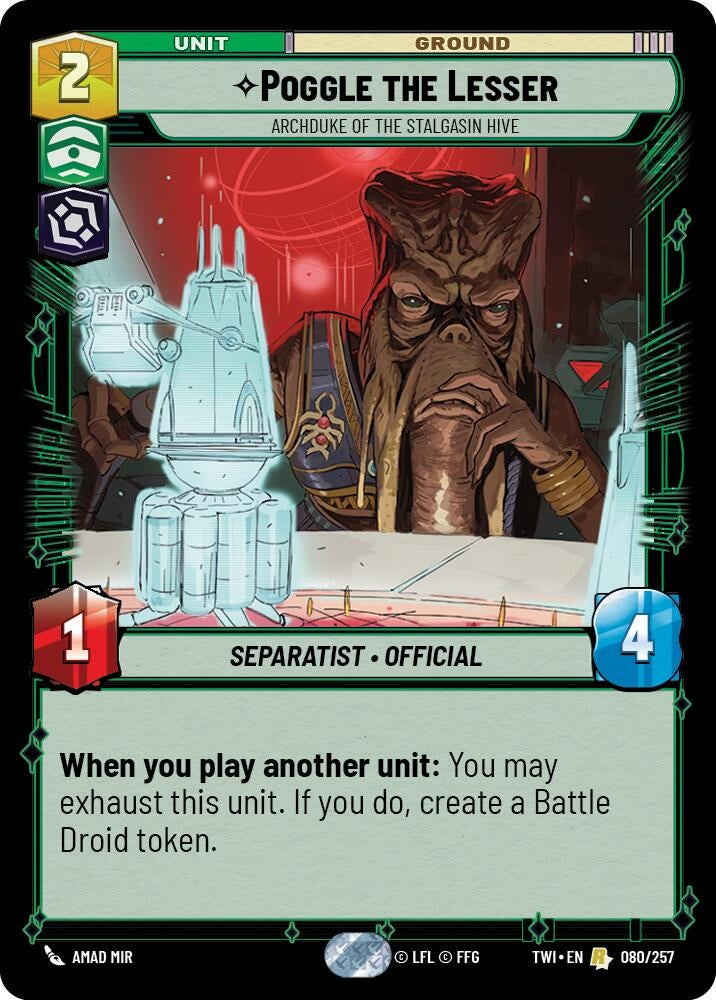 Image for Poggle the Lesser - Archduke of the Stalgasin Hive (80) (TOR)