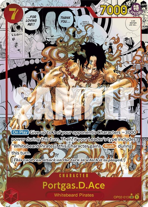 Image for Portgas.D.Ace (Alternate Art) (Manga) (2013) (PRB-01)