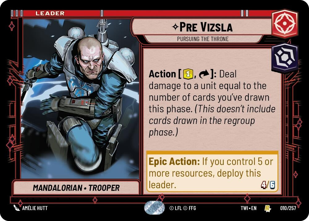 Image for Pre Vizsla - Pursuing the Throne (10) (TOR)