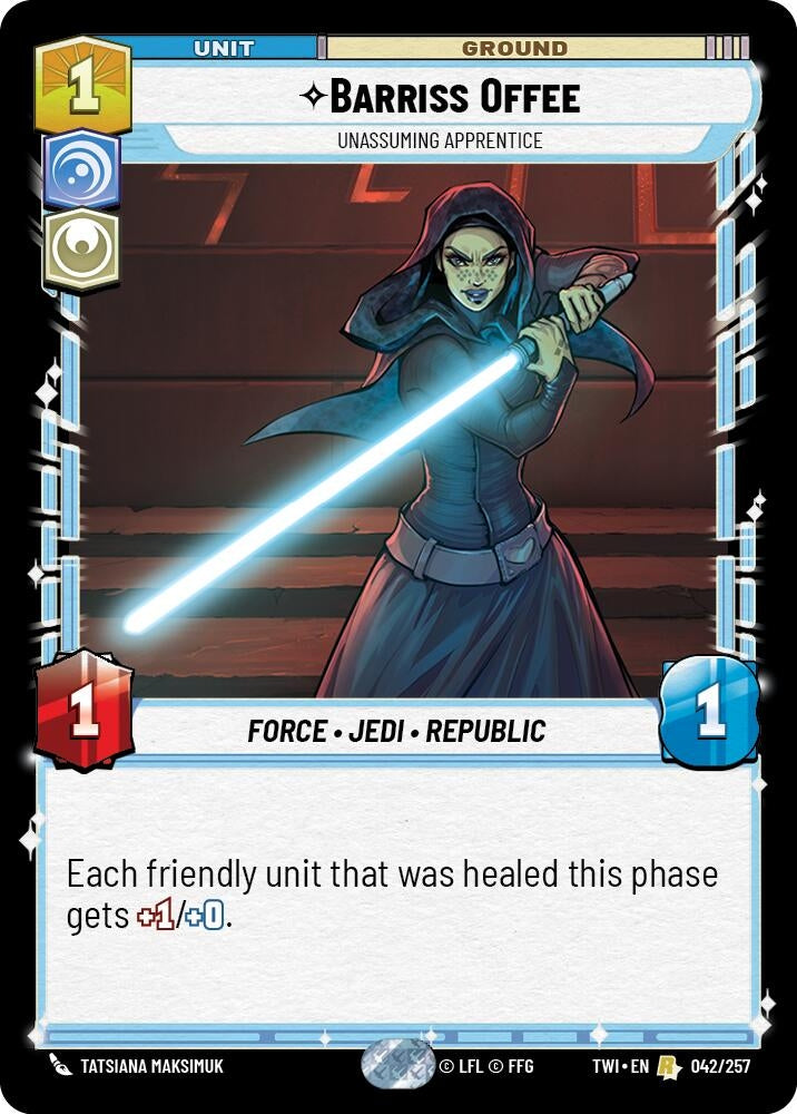 Image for Barriss Offee - Unassuming Apprentice (42) (TOR)