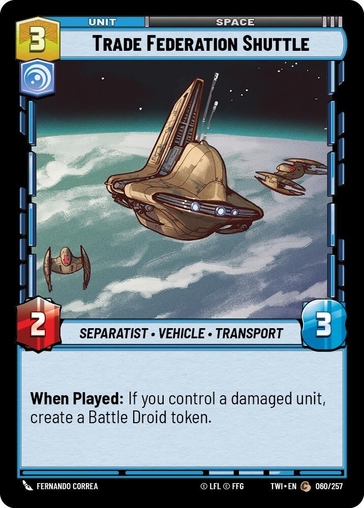 Image for Trade Federation Shuttle (60) (TOR)